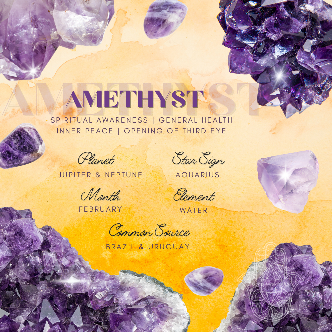 Purple deals amethyst crystal