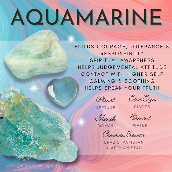 March Highlight - Aquamarine: The Crystal for Courage and Cleansing