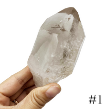 Load image into Gallery viewer, Natural Smoky Quartz Lemurian Double Terminated
