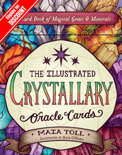 Load image into Gallery viewer, Illustrated Crystallary Oracle Cards by Maia Toll
