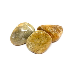 Yellow Jade Tumbled Stone 黃玉