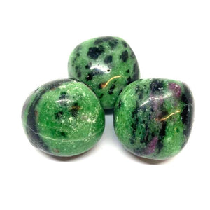 Ruby in Zoisite Tumbled Stone 紅綠寶