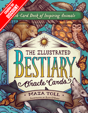 Load image into Gallery viewer, Illustrated Bestiary Oracle Cards by Maia Toll
