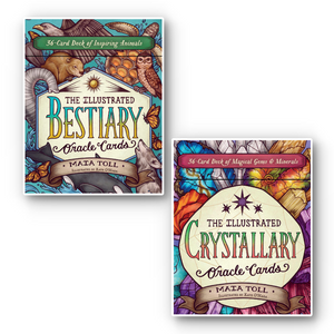 Illustrated Bestiary Oracle Cards by Maia Toll