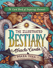 Load image into Gallery viewer, Illustrated Bestiary Oracle Cards by Maia Toll
