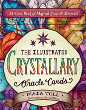 Load image into Gallery viewer, Illustrated Crystallary Oracle Cards by Maia Toll
