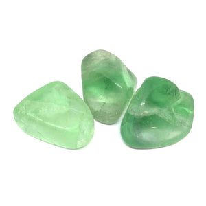 Green Fluorite Tumbled Stone 綠螢石
