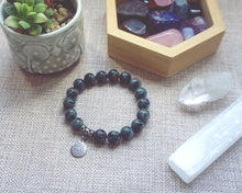 Load image into Gallery viewer, Green Moss Agate Chakra Healing Bracelet

