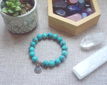 將圖片載入圖庫檢視器 Turquoise Chakra Healing Bracelet
