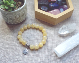 Yellow Calcite Chakra Healing Bracelet