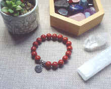 Load image into Gallery viewer, Red Jasper Chakra Healing Bracelet
