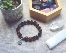 Load image into Gallery viewer, Red Tiger&#39;s Eye Chakra Healing Bracelet
