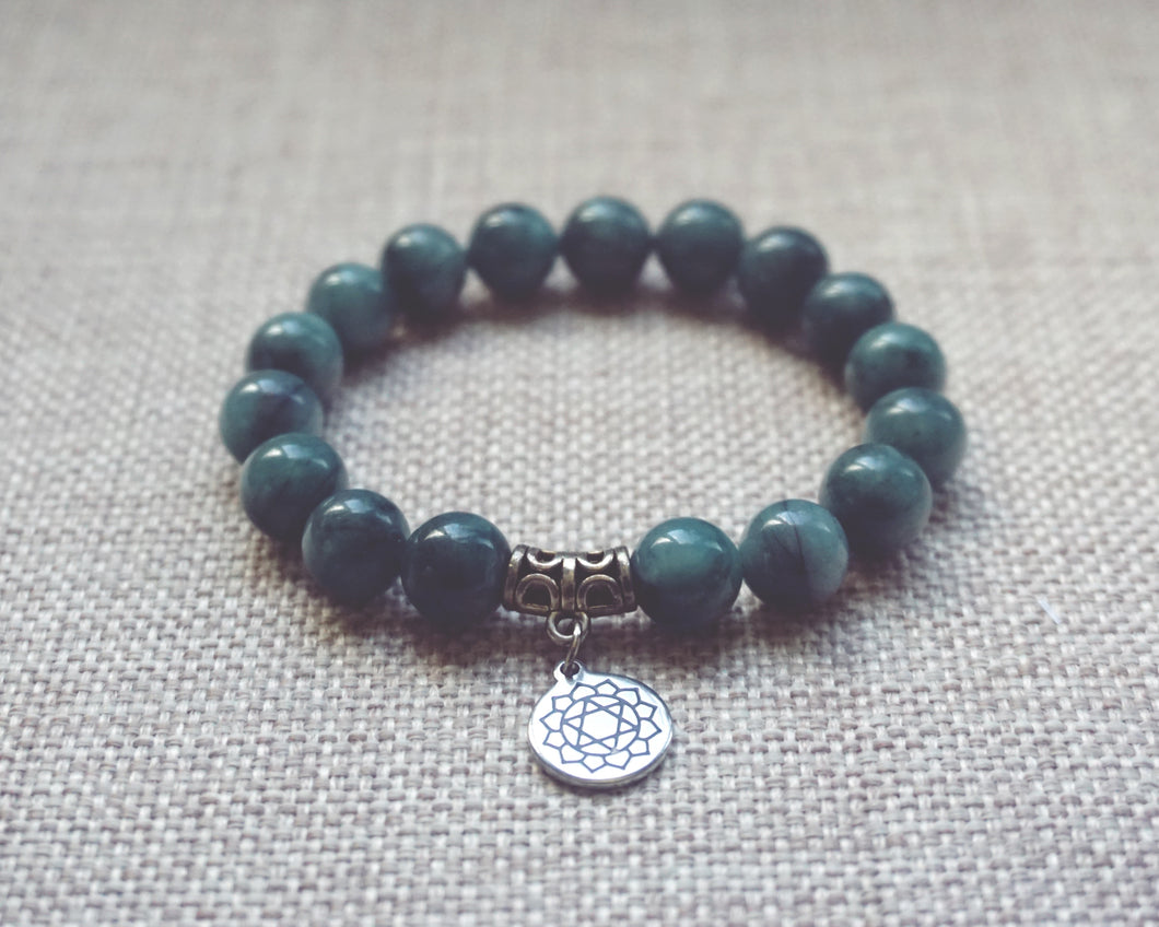 Emerald Chakra Healing Bracelet
