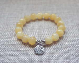 Yellow Calcite Chakra Healing Bracelet
