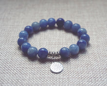 將圖片載入圖庫檢視器 Blue Aventurine Chakra Healing Bracelet
