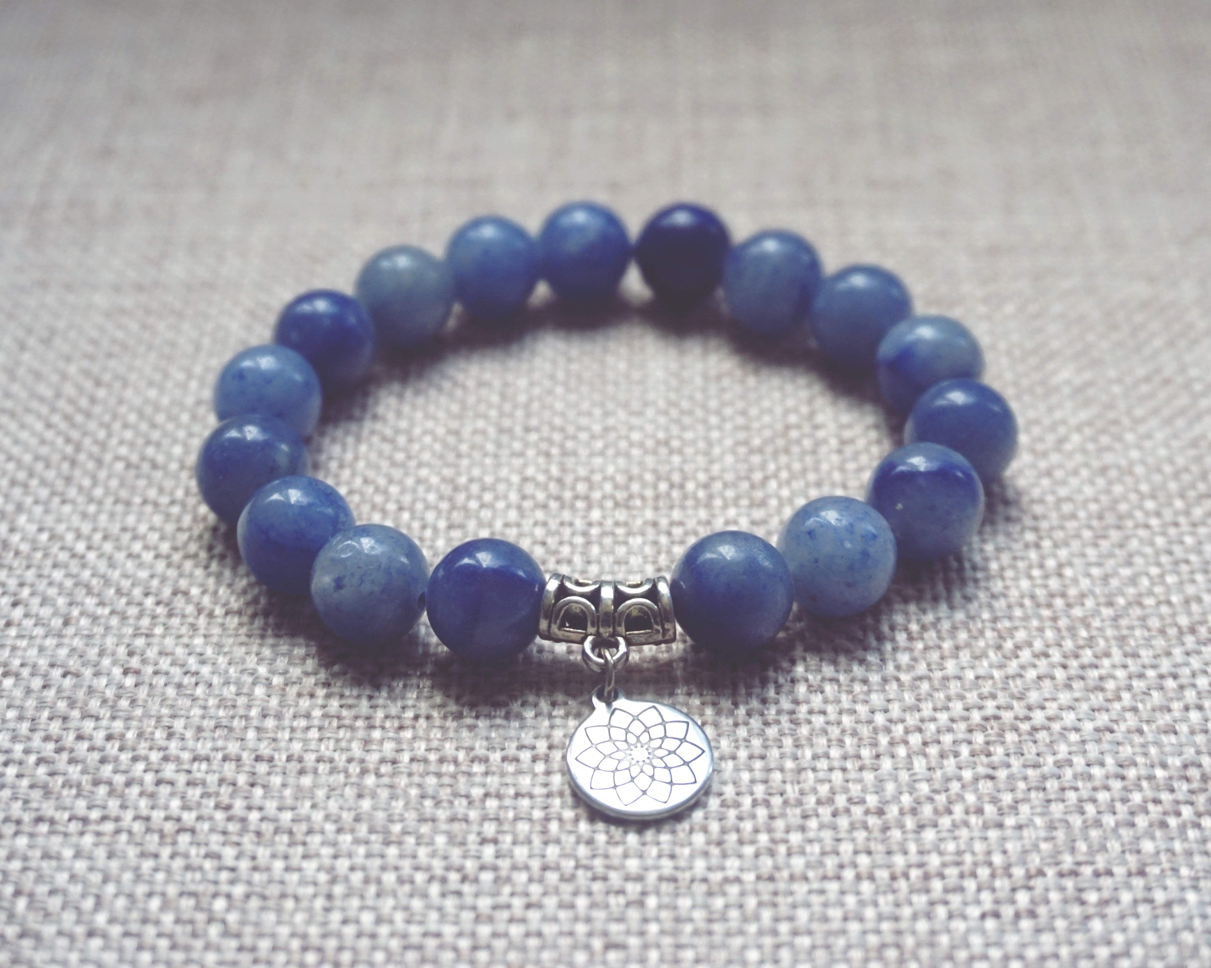 Blue Aventurine Bracelet 8 mm – BabajiCrystalEmperor