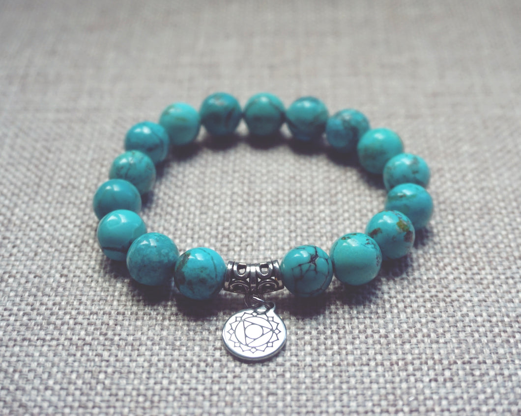 Turquoise Chakra Healing Bracelet
