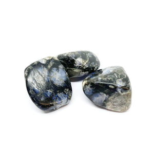 Llanite a.k.a Que Sera Tumbled Stone 藍閃石
