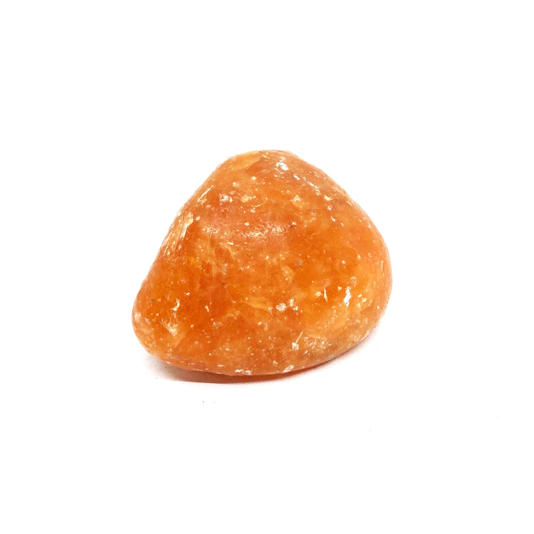 Orange Calcite Tumbled Stone 橙方解石
