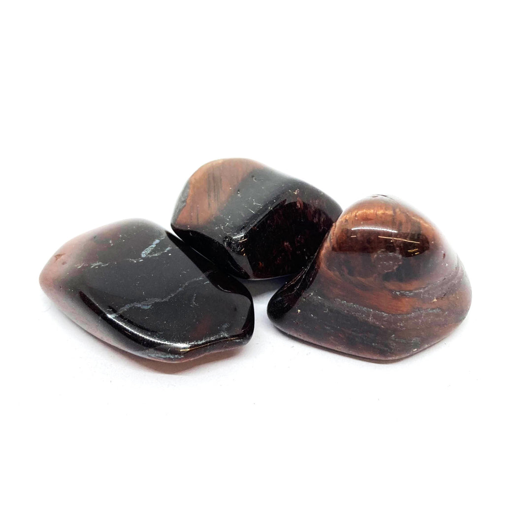 Red Tiger's Eye Tumbled Stone 紅紋石