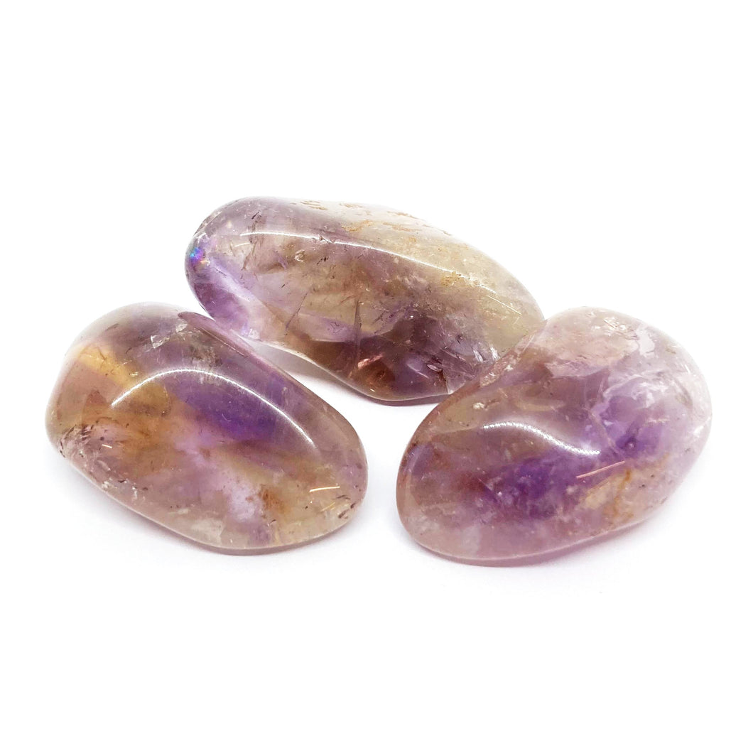 Ametrine Tumbled Stone  紫黃晶