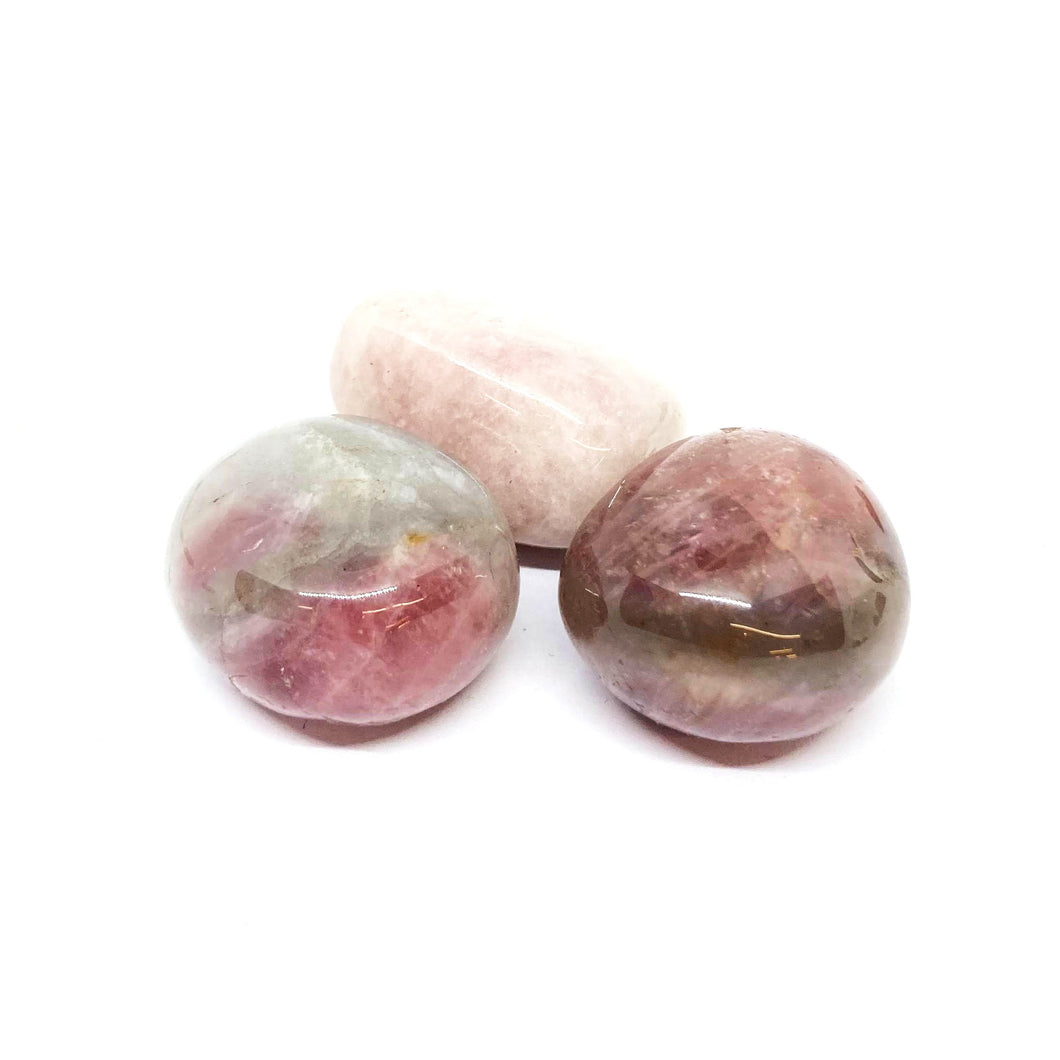 Pink Amethyst Tumbled Stone 紫粉晶