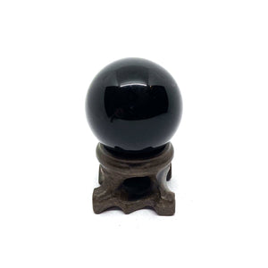 Black Obsidian Mini Sphere 黑曜石