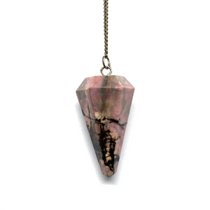 Rhodonite Pendulum 蔷薇辉石 靈擺