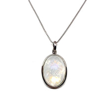 Load image into Gallery viewer, Rainbow Moonstone Necklace G AAA Grade
