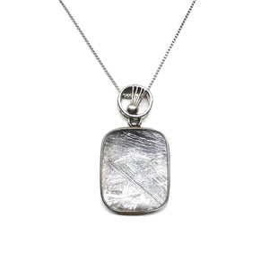 Meteorite Necklace Rectangle A - Sweden 天鐵 瑞典鐵隕石