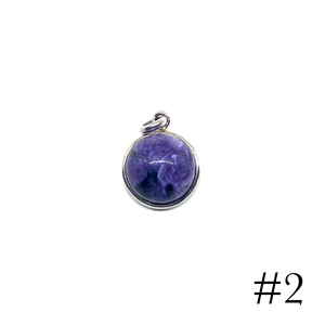 Charoite Necklace Round 紫龍晶