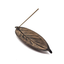 Load image into Gallery viewer, Brown Leaf Incense Holder
