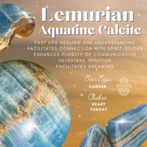 Aquatine Calcite Tumbled 藍安力士 阿根廷